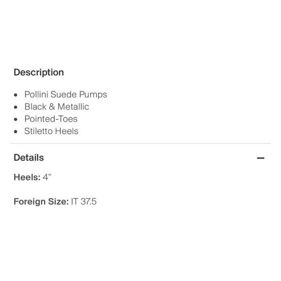 Pollini womens black silver Genuine Suede high heel bootie boots ankle 7.5 - Picture 6 of 8